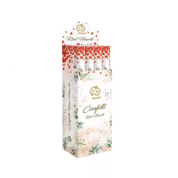 Szerelem Red Hearts konfetti kilövő 60 cm