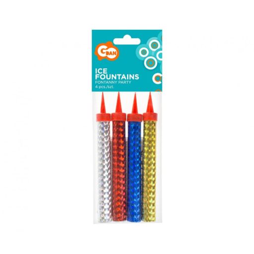 Színes Colorful torta tűzijáték 12 cm 4 db-os