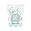 Kék Elefánt Floral papír pohár 8 db-os 266 ml