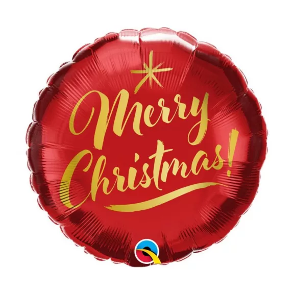 Karácsonyi Merry Christmas Red fólia lufi 46 cm Karácsonyi Merry Christmas Red fólia lufi 46 cm