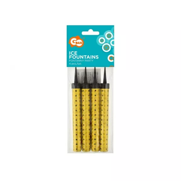 Arany Gold torta tűzijáték 12 cm 4 db-os