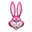 Nyuszifej Pink fólia lufi 36 cm (WP)