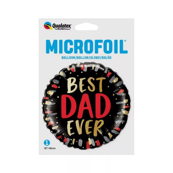 Apa Best Dad Ever fólia lufi 46 cm