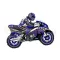 Motor Blue fólia lufi 31 cm (WP)