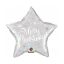 Karácsonyi Silver Star fólia lufi 51 cm