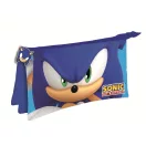 Sonic a sündisznó Modern 3 rekeszes tolltartó 22 cm Sonic a sündisznó Modern 3 rekeszes tolltartó 22 cm