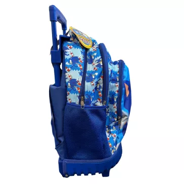   Sonic a sündisznó Modern prémium gurulós iskolatáska, táska 44 cm