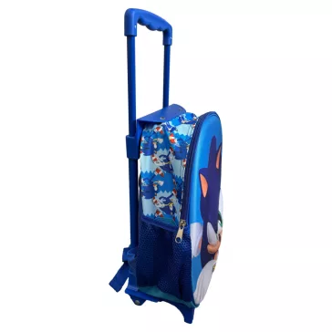   Sonic a sündisznó Modern gurulós ovis 3D hátizsák, táska 32 cm