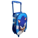 Sonic a sündisznó Modern gurulós ovis 3D hátizsák, táska 32 cm Sonic a sündisznó Modern gurulós ovis 3D hátizsák, táska 32 cm