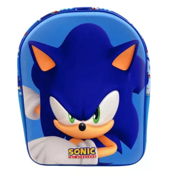 Sonic a sündisznó Modern 3D hátizsák, táska 30 cm Sonic a sündisznó Modern 3D hátizsák, táska 30 cm