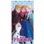 Disney Jégvarázs Friends fürdőlepedő, strand törölköző 70x140 cm (Fast Dry)