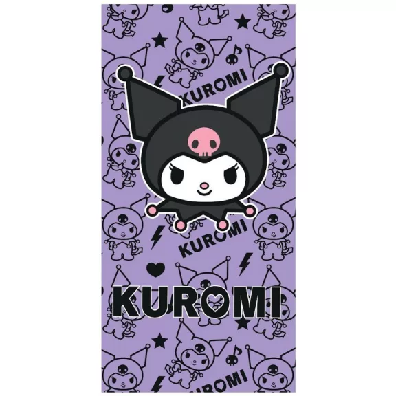 Hello Kitty Kuromi Chaos fürdőlepedő, strand törölköző 70x140 cm (Fast Dry) Hello Kitty Kuromi Chaos fürdőlepedő, strand törölköző 70x140 cm (Fast Dry)