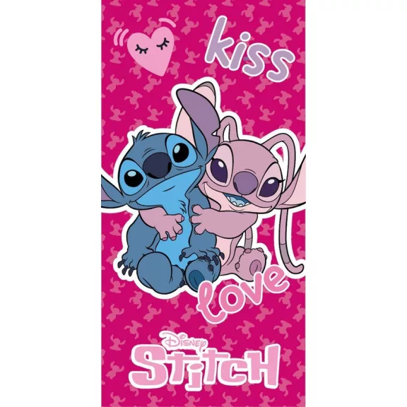 Disney Lilo és Stitch, A csillagkutya Kiss, Love fürdőlepedő, strand törölköző 70x140 cm (Fast Dry) Disney Lilo és Stitch, A csillagkutya Kiss, Love fürdőlepedő, strand törölköző 70x140 cm (Fast Dry)