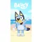 Bluey Seaside Play fürdőlepedő, strand törölköző 70x140 cm (Fast Dry)
