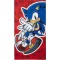 Sonic a sündisznó Velocity Mode fürdőlepedő, strand törölköző 70x140 cm (Fast Dry)