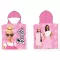Barbie Street Style strand törölköző poncsó 50x100 cm (Fast Dry)