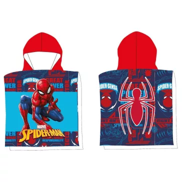  Pókember Spider Sense strand törölköző poncsó 50x100 cm (Fast Dry)