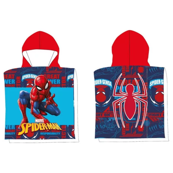 Pókember Spider Sense strand törölköző poncsó 50x100 cm (Fast Dry)