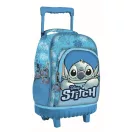 Disney Lilo és Stitch, A csillagkutya Smile prémium gurulós iskolatáska, táska 44 cm
