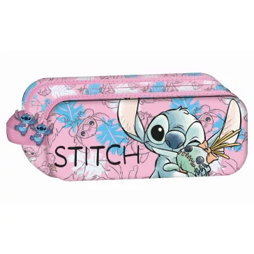   Disney Lilo és Stitch, A csillagkutya Doll 2 rekeszes tolltartó 23 cm