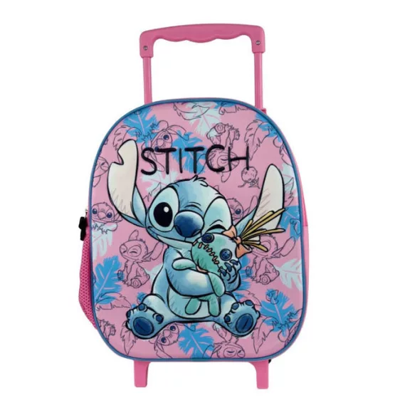 Disney Lilo és Stitch, A csillagkutya Doll gurulós ovis 3D hátizsák, táska 32 cm Disney Lilo és Stitch, A csillagkutya Doll gurulós ovis 3D hátizsák, táska 32 cm