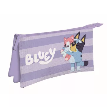 Bluey Puppy 3 rekeszes tolltartó 22 cm
