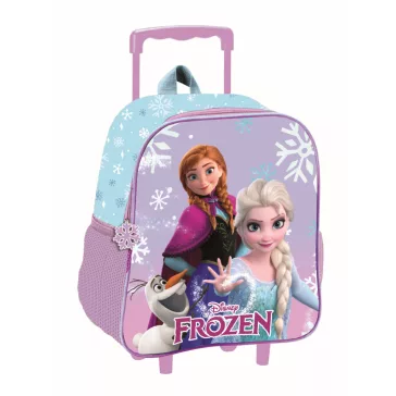   Disney Jégvarázs Winter Magic gurulós ovis 3D hátizsák, táska 32 cm