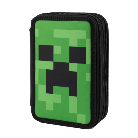 Minecraft Face tolltartó töltött 3 emeletes Minecraft Face tolltartó töltött 3 emeletes