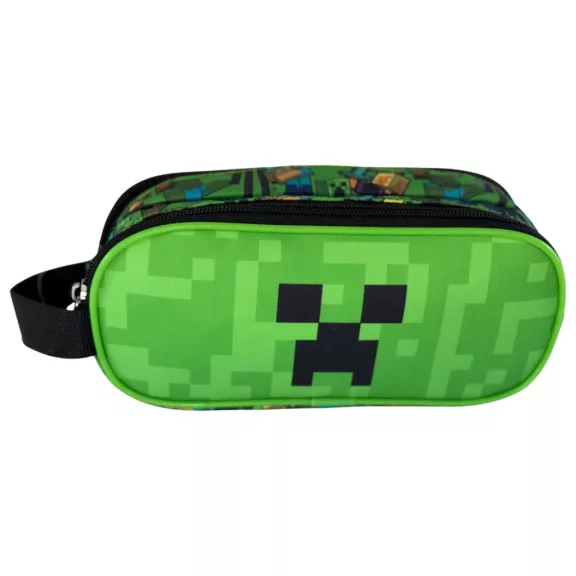 Minecraft Face 2 rekeszes tolltartó 23 cm Minecraft Face 2 rekeszes tolltartó 23 cm