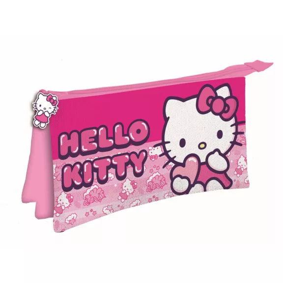 Hello Kitty Unicorn 3 rekeszes tolltartó 22 cm Hello Kitty Unicorn 3 rekeszes tolltartó 22 cm