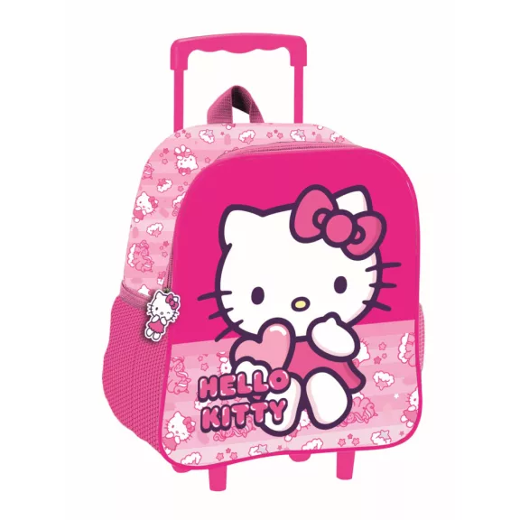 Hello Kitty Unicorn gurulós ovis 3D hátizsák, táska 32 cm Hello Kitty Unicorn gurulós ovis 3D hátizsák, táska 32 cm