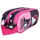 Hello Kitty & Kuromi 2 rekeszes tolltartó 23 cm Hello Kitty & Kuromi 2 rekeszes tolltartó 23 cm