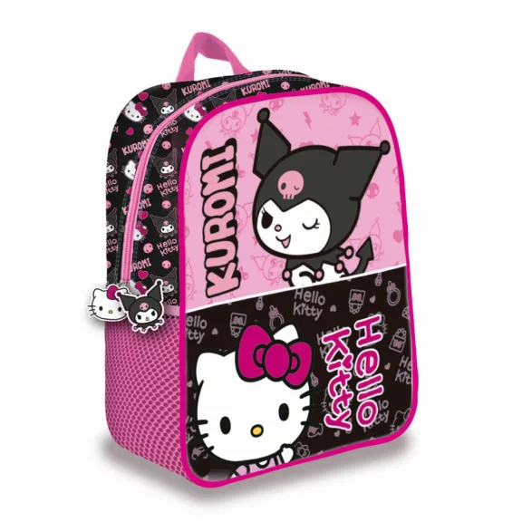 Hello Kitty & Kuromi 3D hátizsák, táska 30 cm Hello Kitty & Kuromi 3D hátizsák, táska 30 cm