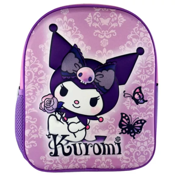Hello Kitty Kuromi Purple 3D hátizsák, táska 30 cm Hello Kitty Kuromi Purple 3D hátizsák, táska 30 cm