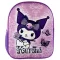 Hello Kitty Kuromi Purple 3D hátizsák, táska 30 cm