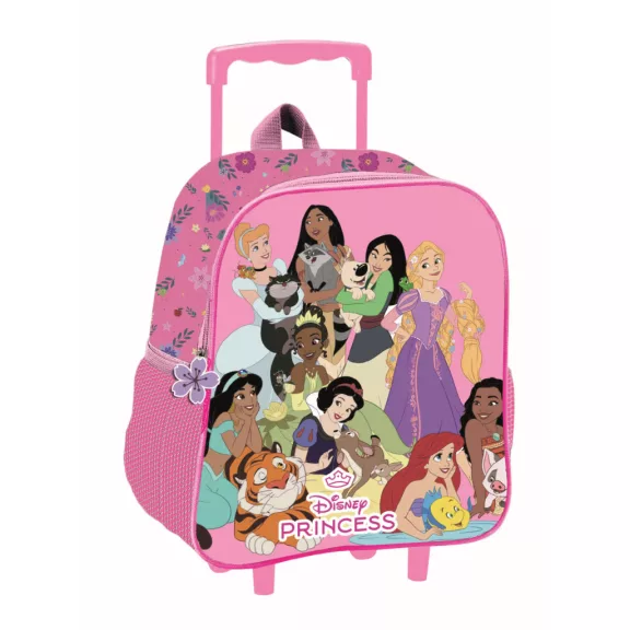 Disney Hercegnők Blossom gurulós ovis 3D hátizsák, táska 32 cm Disney Hercegnők Blossom gurulós ovis 3D hátizsák, táska 32 cm