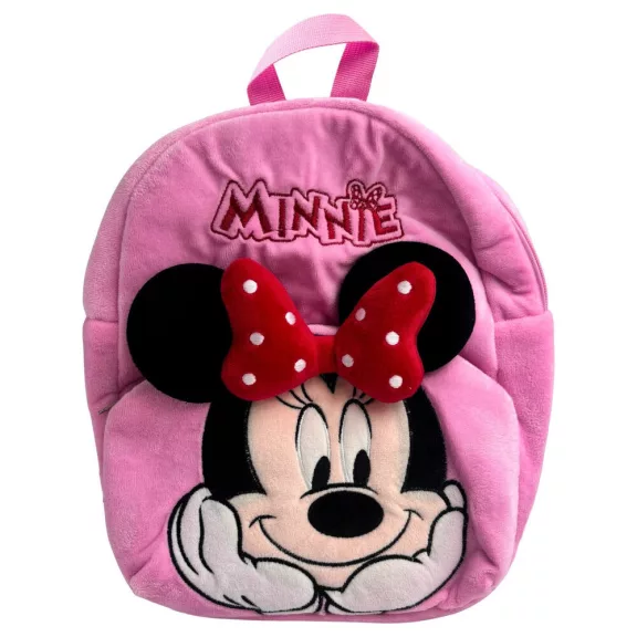 Disney Minnie Smile 3D plüss hátizsák, táska 30 cm Disney Minnie Smile 3D plüss hátizsák, táska 30 cm