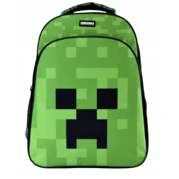 Minecraft Green Face iskolatáska, táska 40 cm