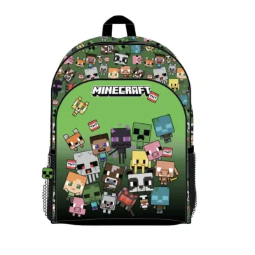 Minecraft Lot of Characters iskolatáska, táska 40 cm