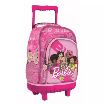   Barbie Dream Squad prémium gurulós iskolatáska, táska 44 cm