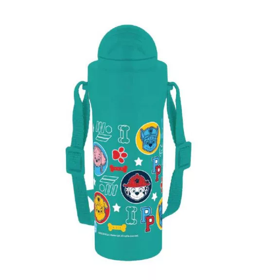 Mancs Őrjárat Heads műanyag szívószálas kulacs akasztóval 350 ml Mancs Őrjárat Heads műanyag szívószálas kulacs akasztóval 350 ml