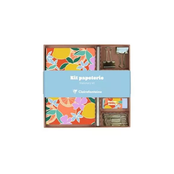 Kollekció Clairefontaine Dolce Amore jegyzetfüzet, ceruza, binder csipesz, kapocs, radír Kollekció Clairefontaine Dolce Amore jegyzetfüzet, ceruza, binder csipesz, kapocs, radír