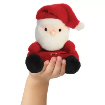 Játék plüss Aurora Palm Pals télapó 13 cm