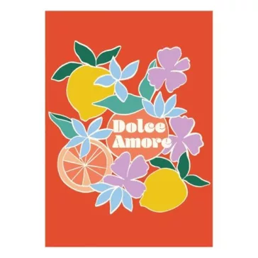   Készlet Clairefontaine Dolce Amore, 8 db képeslap borítékkal