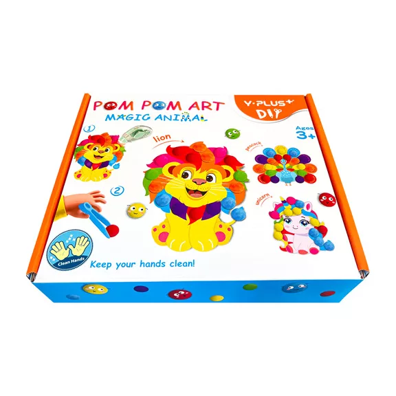 Kreatív játék Yplus+ PomPomArt Kreatív játék Yplus+ PomPomArt