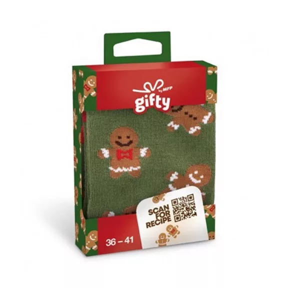 Zokni MFP Gifty karácsonyi mézeskalács 36-41 méret Zokni MFP Gifty karácsonyi mézeskalács 36-41 méret