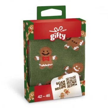 Zokni MFP Gifty karácsonyi mézeskalács 42-46 méret