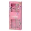 Golyóstoll Burgeon pink 1,0 mm kék tintával, eco bőr tokkal