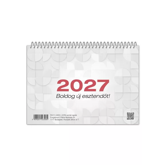 Naptár pd asztali 23TA 2027 Naptár pd asztali 23TA 2027