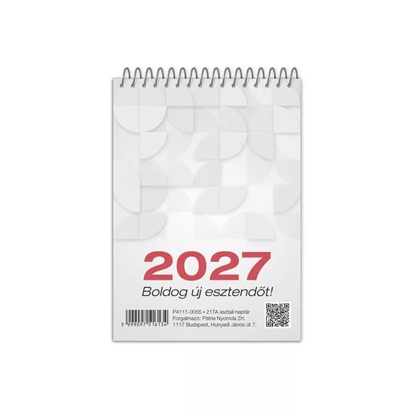 Naptár pd asztali 21TA 2027 Naptár pd asztali 21TA 2027